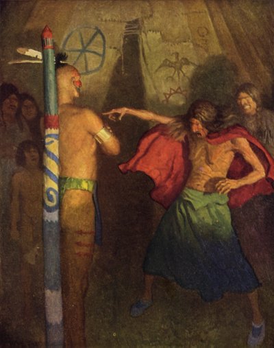 モヒカンの最後のイラスト 作： Newell Convers Wyeth